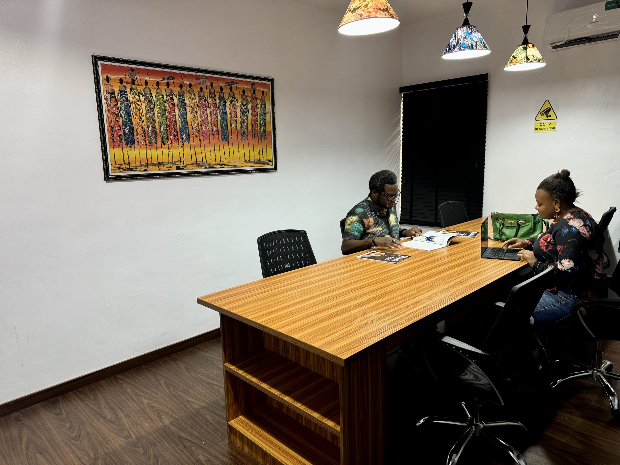 A team working in our Oluwadamiloa workspace